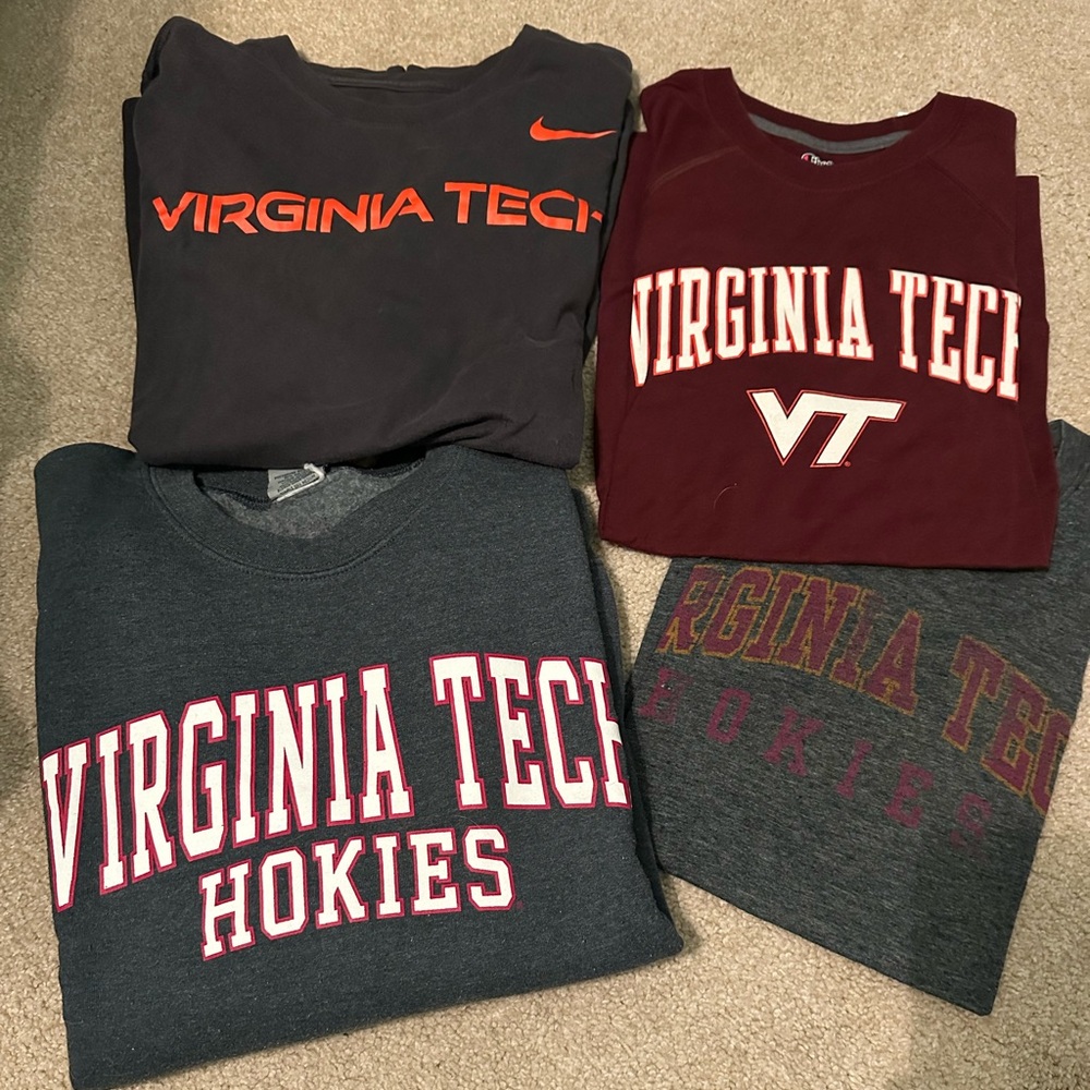 Virginia Tech T-Shirts and Pullover Sweatshirr